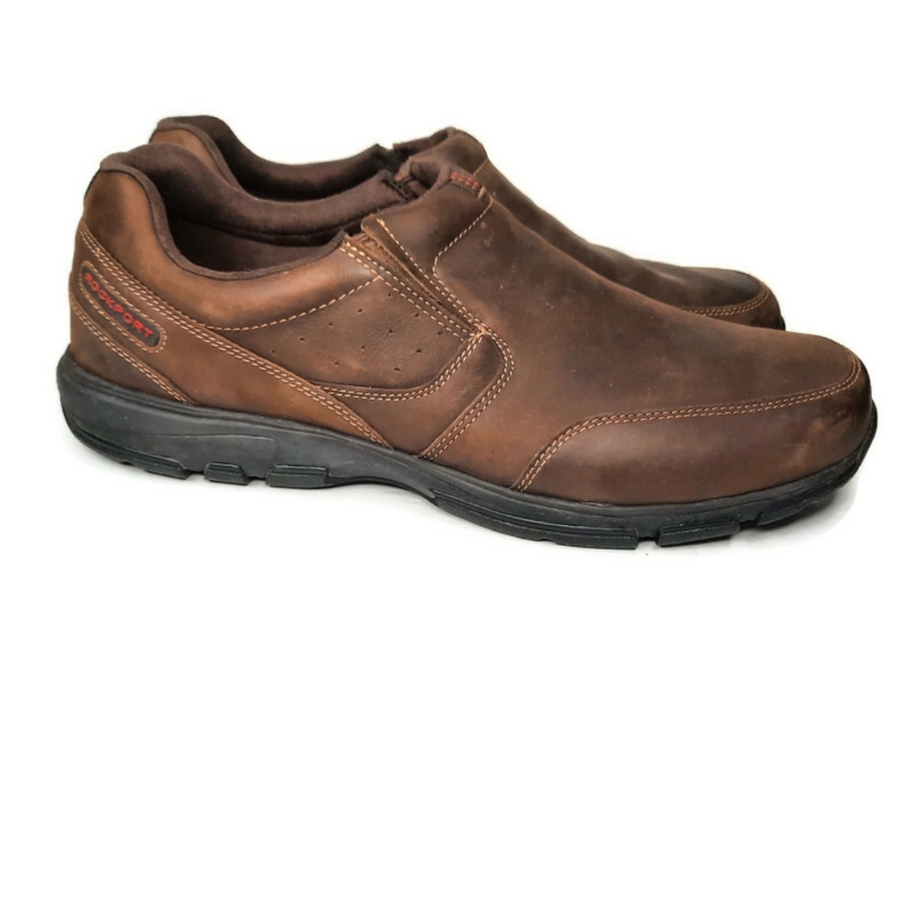 Rockport Walkability Make Your Path Waterproof Slip On Brown Men's Size 14